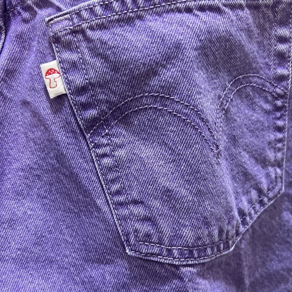 Levi’s fresh 501® ORIGINAL CROPPED WOMEN"S JEANS purple Sz 29 X 26 - Picture 4 of 14